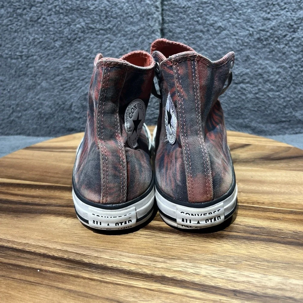 Converse Chuck Taylor All Star Hi‎ Tie Dye Blue Red Coral Size 8 Men's